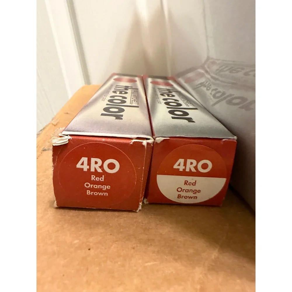 Paul Mitchell The Color 4RO Red Orange Brown Permanent Cream Hair Color Lot of 2